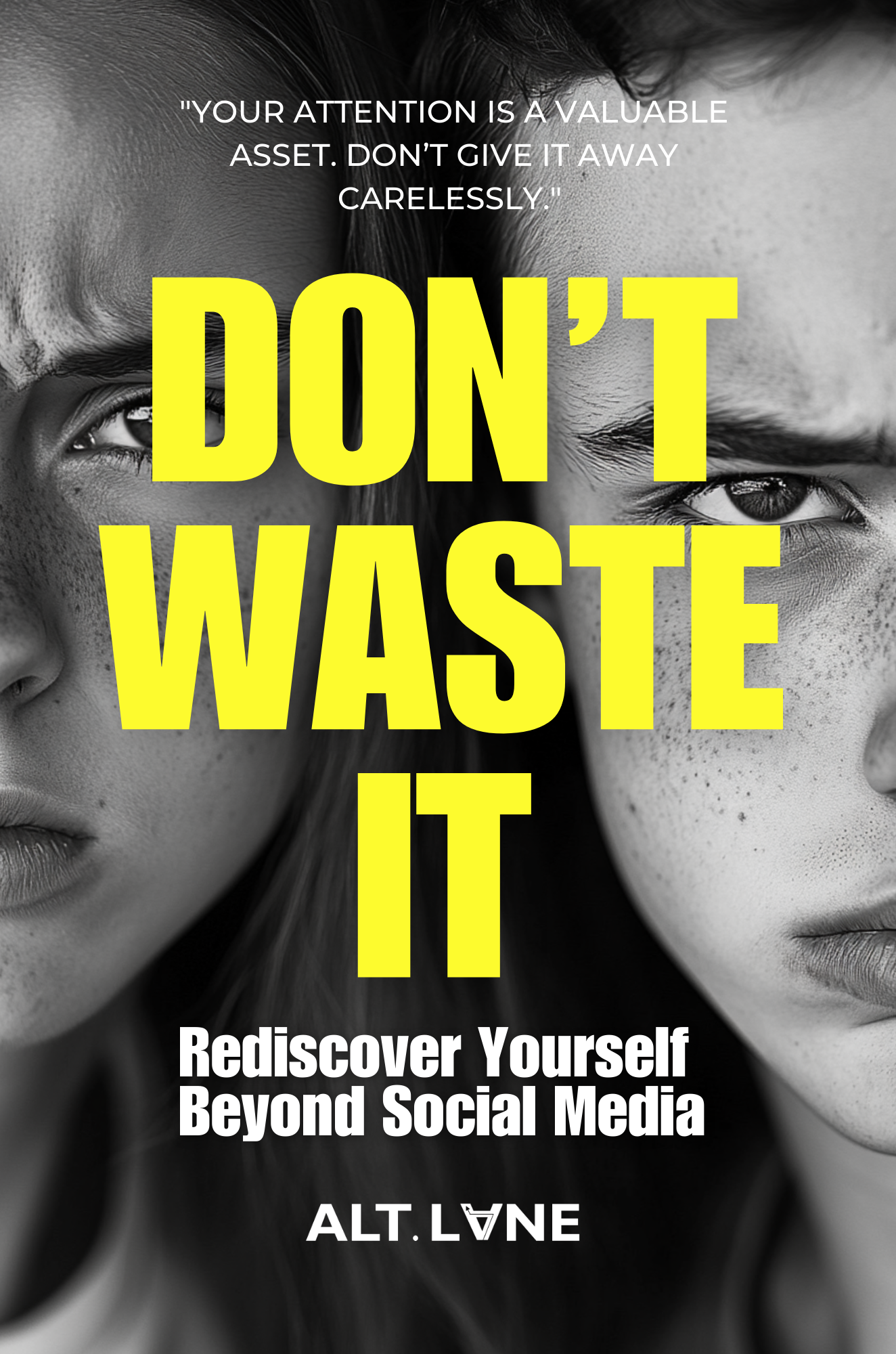 Don't Waste It social media detox journal cover